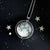 Full Moon double sided fidget spinner necklace, the perfect space moon jewelry gift for moon lovers!
