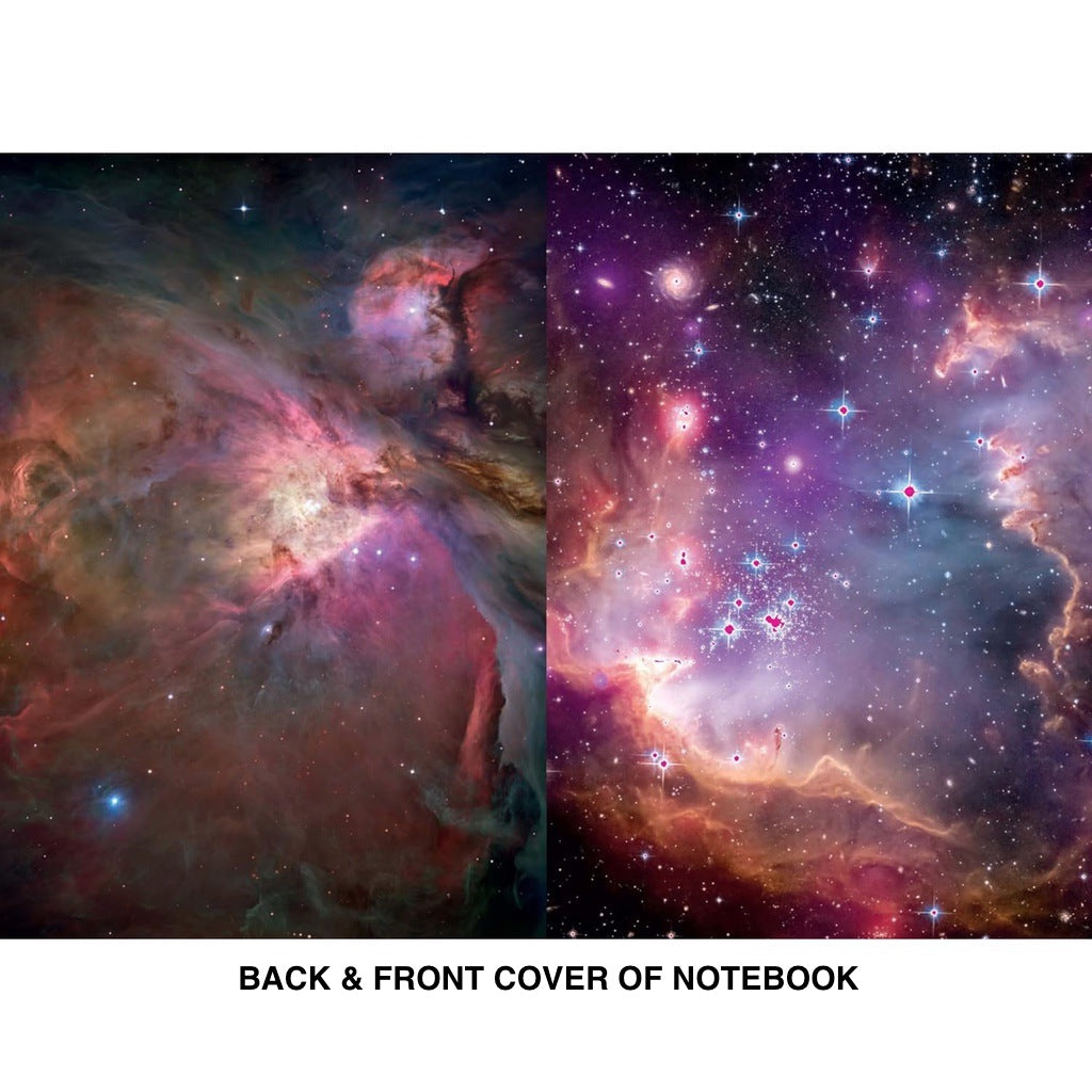Interstellar Notebook Star Notebook Collection - Set of 3 with NASA Space/Galaxy Photographs ...