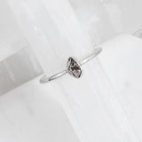 Meteorite jewelry - Sterling silver meteorite ring space jewelry gift