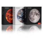 Sun, Earth and Moon 1000 piece Space puzzle set space gift