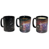 Heat changing galaxy space mug gift with Hubble Telescope astrophotography photo! Magellanic Cloud reveal