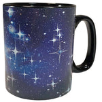 Heat changing galaxy space mug gift with Hubble Telescope astrophotography photo! Stars in Harmony