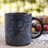 Constellations space mug that changes with heat!