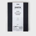 Back of Earth Notebook - Hardcover A5 - Black & Gold - Space, Earth Gift