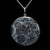 Lunar Highlands Moon meteorite dust necklace, a space and moon jewelry gift