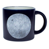 Moon gift mug that changes with heat! Showing far side of the moon.