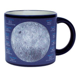 Moon gift mug that changes with heat! Showing far side of the moon.