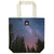 Night Sky Recycled Canvas Tote Bag - Milky Way Galaxy Space Bag Gift 