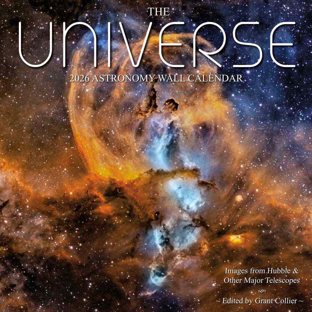 The Universe 2026 Astronomy Wall Calendar - Grant Collier, space