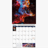 Page of The Universe 2027 Astronomy Space Wall Calendar Hubble space gift by Grant Collier