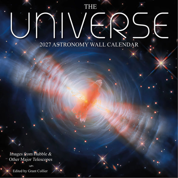 Front of The Universe 2027 Astronomy Space Wall Calendar Hubble space gift by Grant Collier