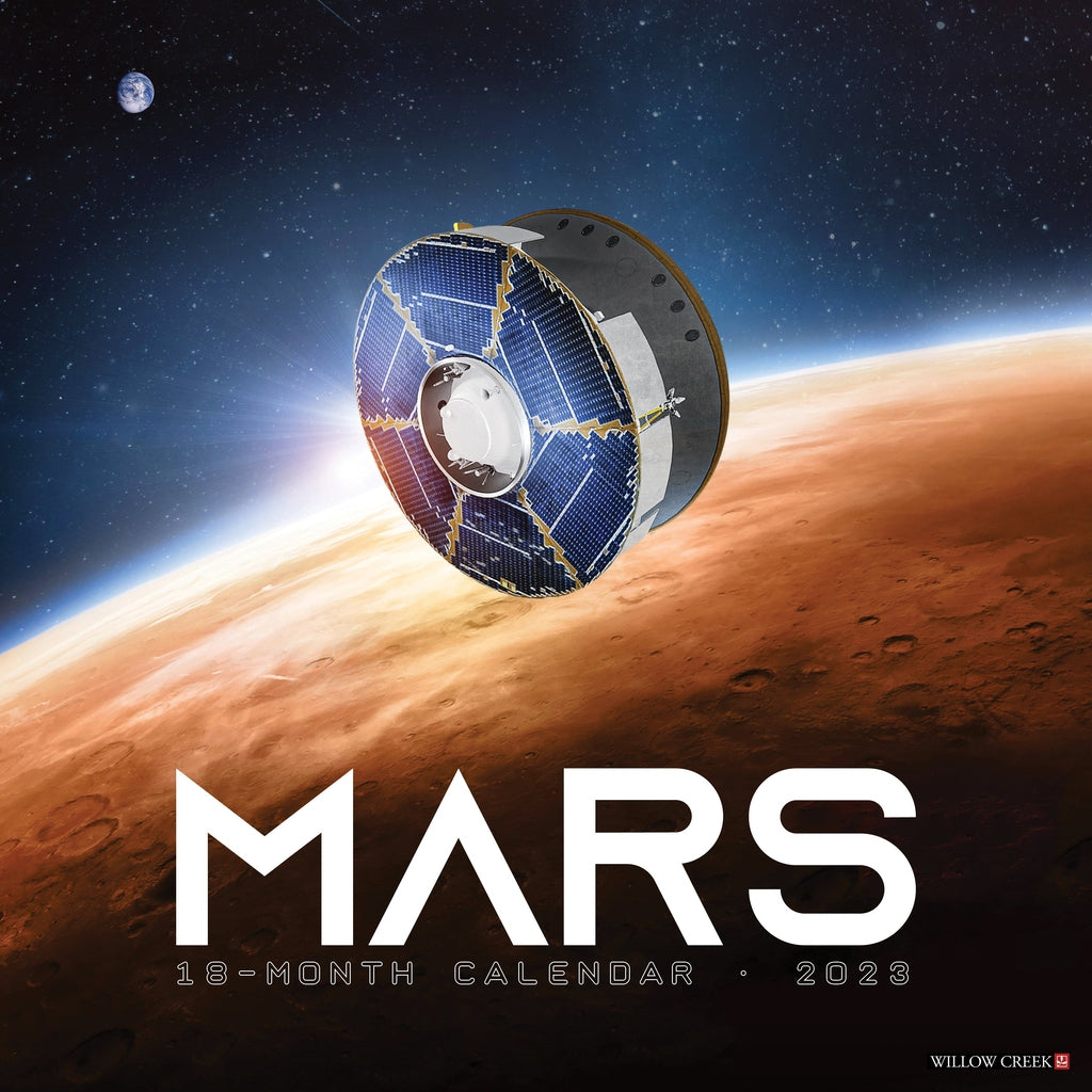 Mars 2023 Wall Calendar -18 months: July 2022-December 2023 Space Gift –  The Interstellar Seller
