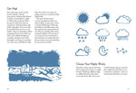 Inside page of 50 Things to see in the Sky book, a beginner's stargazing astronomy guidebook.