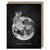 Space-themed Happy Birthday card showing a cute koala bear clinging to a full moon in space!.Vintage style.