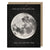 Space-themed Love, Valentine's Day or Anniversary card showing a full moon in space with the words "I love you the moon and......well, let's just stay there."