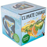 Earth mug with heat changing effect showing climate change effects