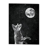 Fox-and-moon-space-greeting-card