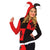 Harley Quinn sweater sweatshirt with jester hat hood! Adult Hoodie from Rubie's Costumes.