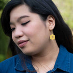 JWST earrings James Webb Space Telescope jewelry on ear