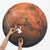 Round Mars Puzzle from Parkside Puzzles (formerly Four Point Puzzles) mostly finished, showing pieces. A challenging space-themed puzzle and space gift!