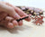A uniqe round Mars puzzle made from wood, with oddly shaped pieces including special pieces an alien, Curiosity Rover, a spaceship and more! A round space-themed planet puzzle gift.