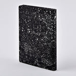 Leather milky way notebook! Designer space notebook by Nuuna Notebooks