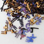 A beautiful space themed puzzle of Milky Way Galaxy at night. Made of wood. Bewilderness brand.
