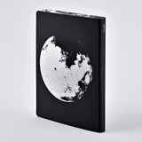 Leather Moon notebook! Designer space gift by Nuuna Notebooks