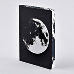 Leather Moon notebook! Designer space gift by Nuuna Notebooks