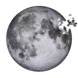 Space gift for adults - the Moon puzzle from Parkside Puzzles, formerly Four Point Puzzles! Part of the Planetary Puzzle Set.