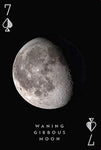 Chronicle Books Moon playing card showing Waning Gibbous Moon