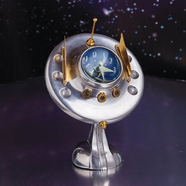 A special space themed clock from Pendulux! The Oofo Table Clock with bring space to your room.