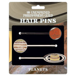 Planet hair pin set with Mars, Saturn and Jupiter!