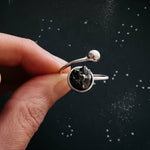 Authentic Raw Camp del Cielo Meteorite wrap ring