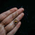 Small rings of Saturn necklace in 14k gold fill and tiger eye stone