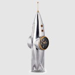 A retro space age rocket clock from Pendulux!