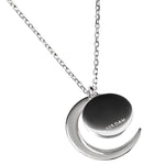 Genuine Moon Meteorite Dust Silver Necklace - Moonlight