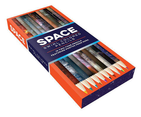 A pencil set for space lovers! Featuring real photos of space from NASA.