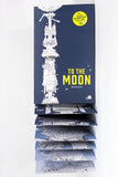 Fold-out To The Moon: The Tallest Coloring Book in the World space coloring book for children and adults.