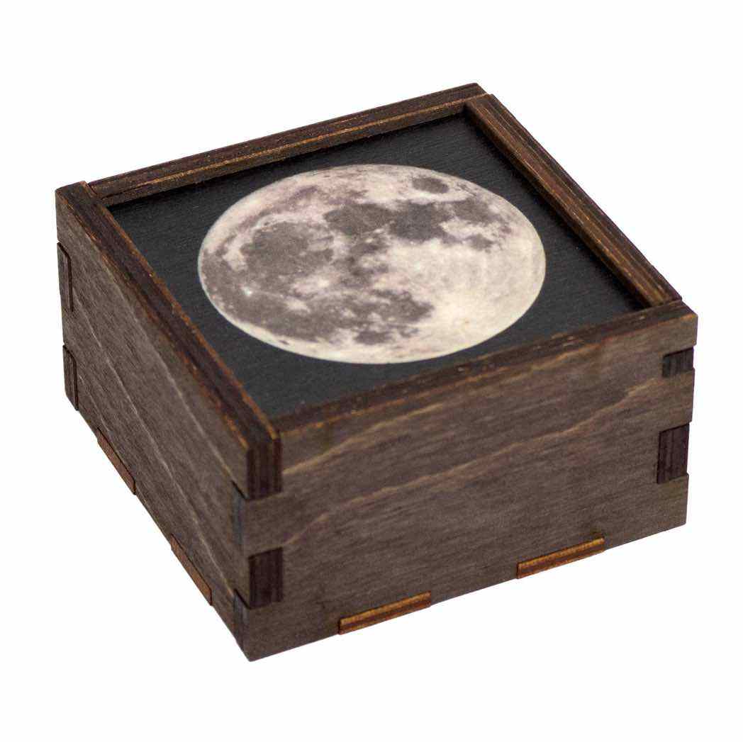 Full Moon Wooden Trinket Box - Moon Gift for Space Lovers – The ...