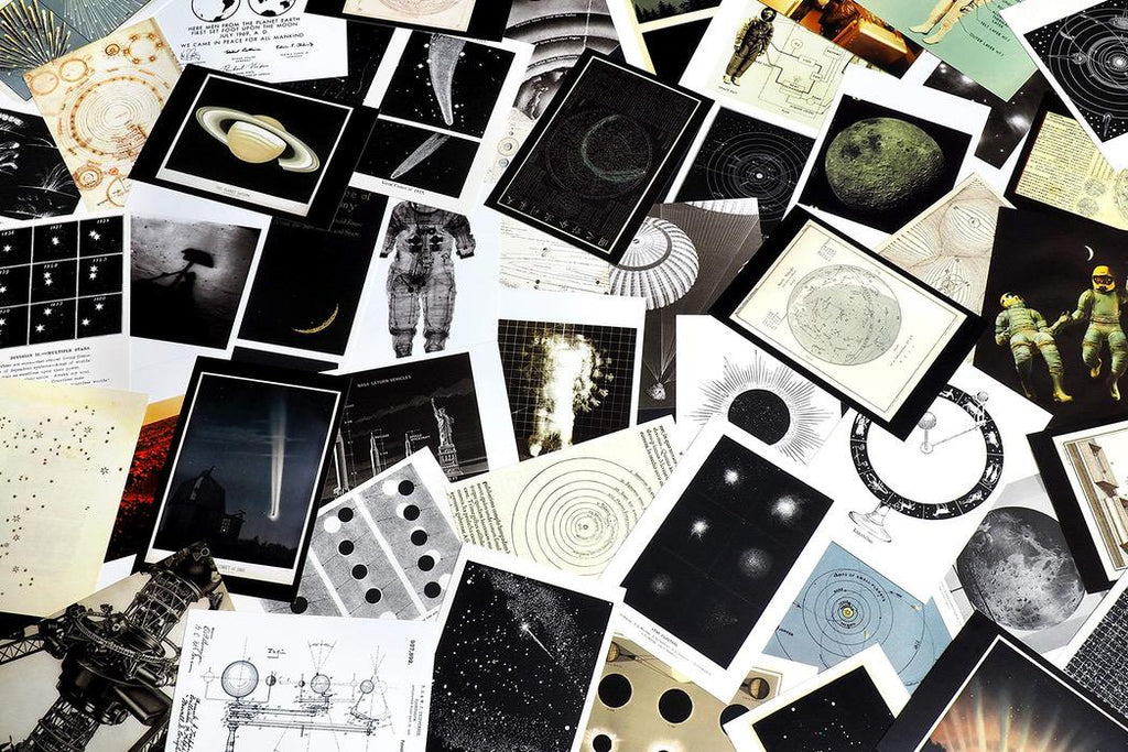 Spaceman Postcards The Night Sky - 50 Space Postcards with Vintage Space Art & Photos ...